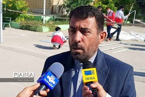 بیست و چهارمین مانور سراسری زلزله و ایمنی مدارس در بوشهر