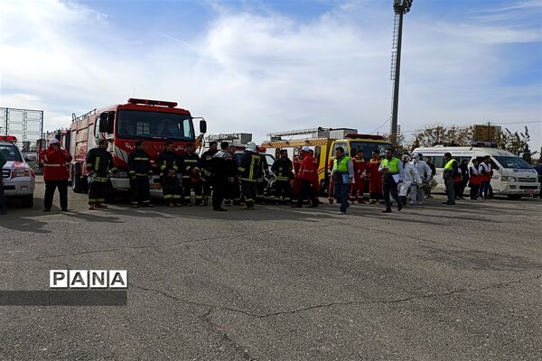 مانور بزرگ امداد و نجات در شهرستان قدس