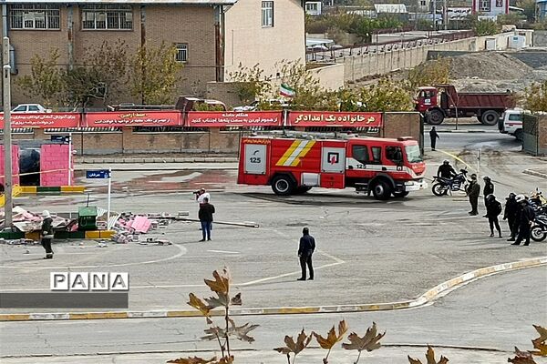 مانور بزرگ امداد و نجات در شهرستان قدس