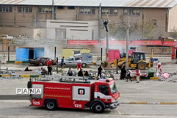 مانور بزرگ امداد و نجات در شهرستان قدس