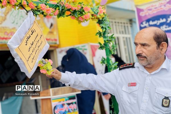 بیست و چهارمین مانور سراسری زلزله و ایمنی در دبیرستان شاهد رضوان ناحیه یک اهواز