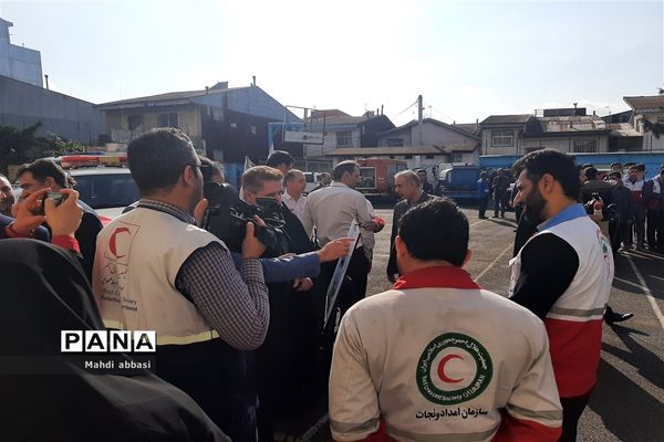 برگزاری مانور زلزله و ایمنی در مدارس استان گیلان