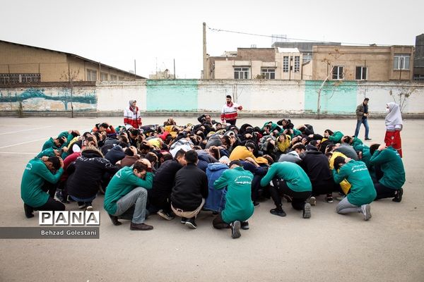 بیست و چهارمین مانور سراسری زلزله در ارومیه