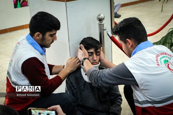 بیست و چهارمین مانور سراسری زلزله در ارومیه