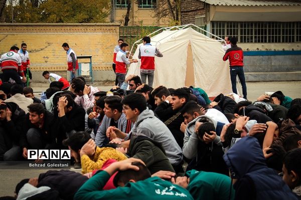 بیست و چهارمین مانور سراسری زلزله در ارومیه
