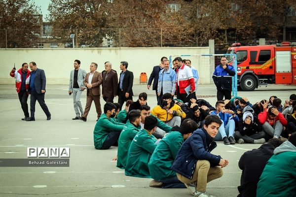 بیست و چهارمین مانور سراسری زلزله در ارومیه