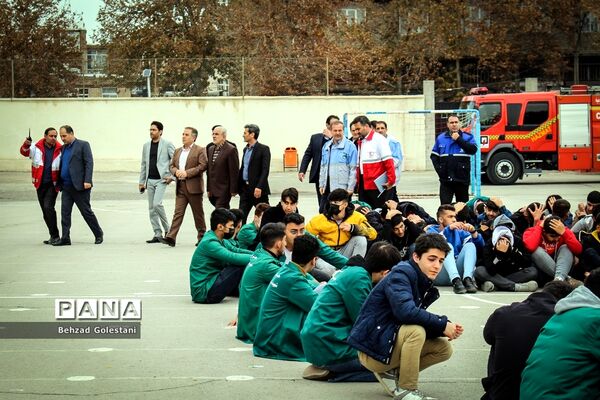 بیست و چهارمین مانور سراسری زلزله در ارومیه