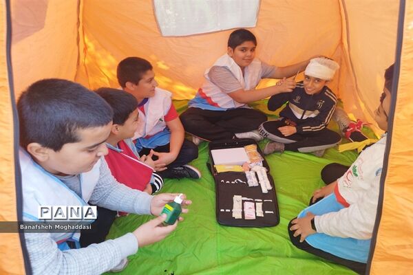 بیست‌و‌چهارمین مانور سراسری زلزله و ایمنی در مدارس  ناحیه 4 شیراز