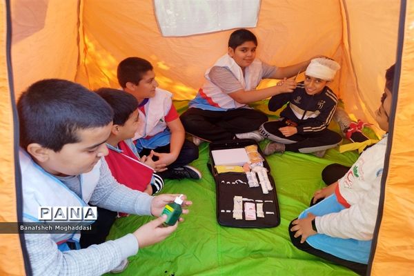 بیست‌و‌چهارمین مانور سراسری زلزله و ایمنی در مدارس  ناحیه 4 شیراز