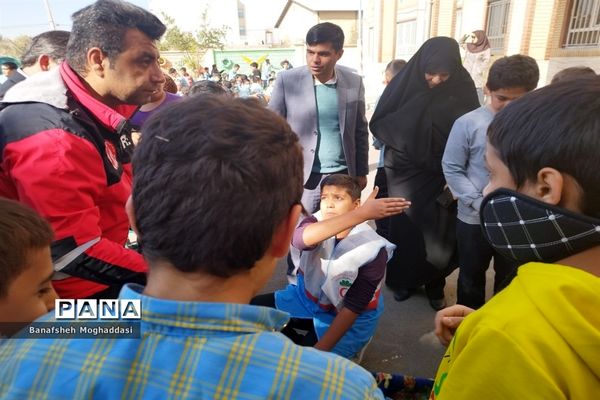 بیست‌و‌چهارمین مانور سراسری زلزله و ایمنی در مدارس  ناحیه 4 شیراز