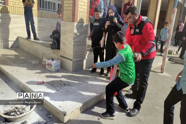 بیست‌و‌چهارمین مانور سراسری زلزله و ایمنی در مدارس  ناحیه 4 شیراز
