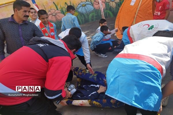 بیست‌و‌چهارمین مانور سراسری زلزله و ایمنی در مدارس  ناحیه 4 شیراز