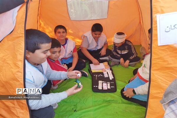 بیست‌و‌چهارمین مانور سراسری زلزله و ایمنی در مدارس  ناحیه 4 شیراز