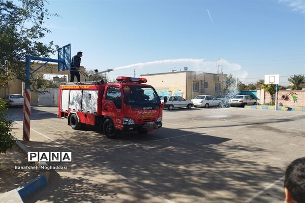 بیست‌و‌چهارمین مانور سراسری زلزله و ایمنی در مدارس  ناحیه 4 شیراز