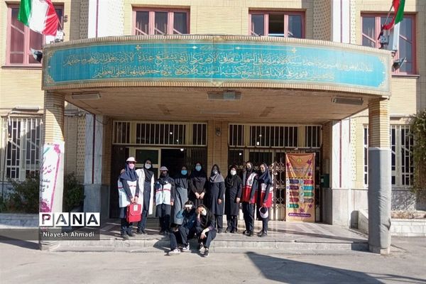 بیست و چهارمین مانور سراسری زلزله و ایمنی در دبیرستان دخترانه آزادگان