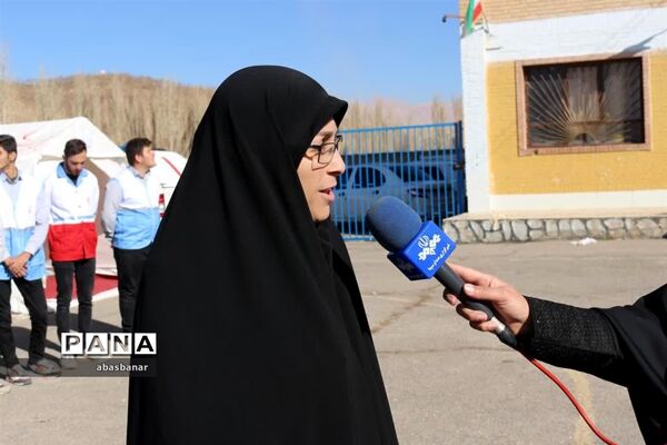 برگزاری مانور سراسری زلزله درمدارس شهرستان فیروزکوه