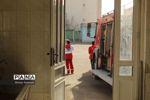مانور سراسری زلزله و ایمنی در زنجان