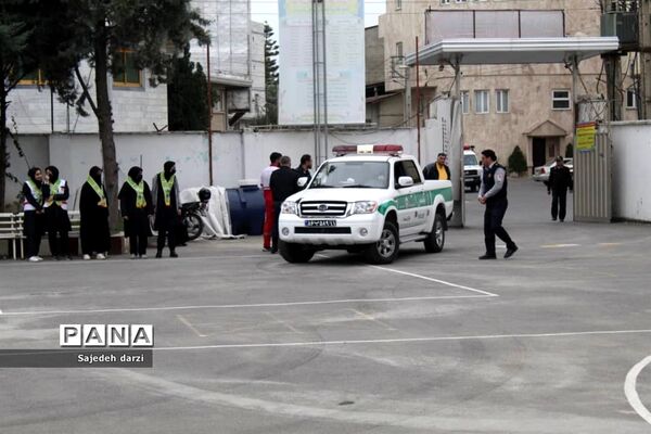 ‌مانور سراسری زلزله در شهرستان بابل