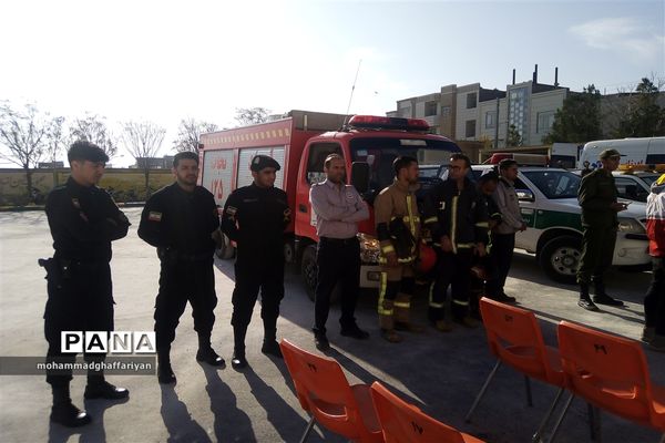 بیست و چهارمین مانور سراسری زلزله در شهرستان تربت جام