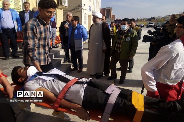 بیست و چهارمین مانور سراسری زلزله در شهرستان تربت جام