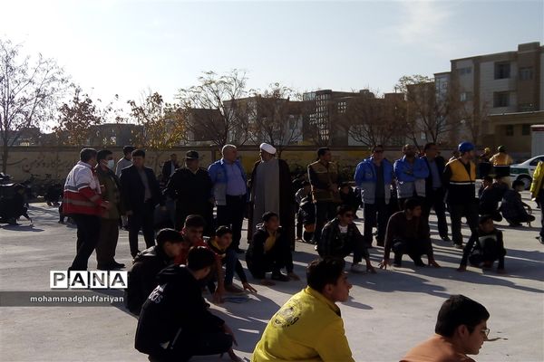 بیست و چهارمین مانور سراسری زلزله در شهرستان تربت جام