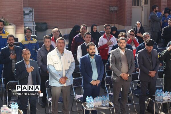 بیست و چهارمین مانور سراسری زلزله و ایمنی شهرستان‌های استان تهران، به میزبانی شهرستان قرچک