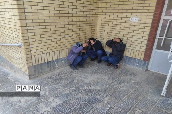 بیست و چهارمین مانورسراسری زلزله در  مدارس شهرستان کلات