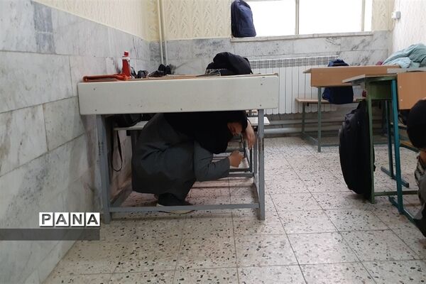 بیست و چهارمین مانورسراسری زلزله در  مدارس شهرستان کلات