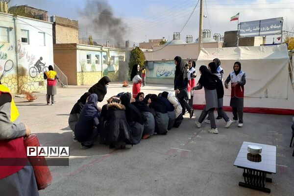 بیست و چهارمین مانورسراسری زلزله در  مدارس شهرستان کلات