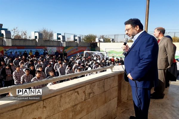 بیست و چهارمین دوره مانور سراسری زلزله و ایمنی در دبیرستان شهید اخوان منطقه ۱۴