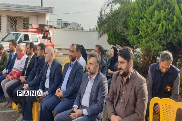 مانور سراسری زلزله در شهرستان محمودآباد