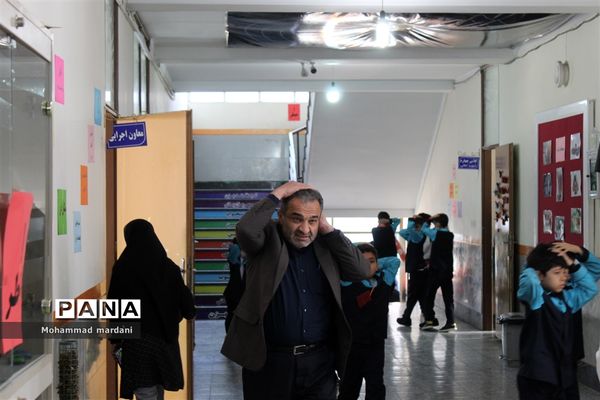 مانور سراسری زلزله در ساری