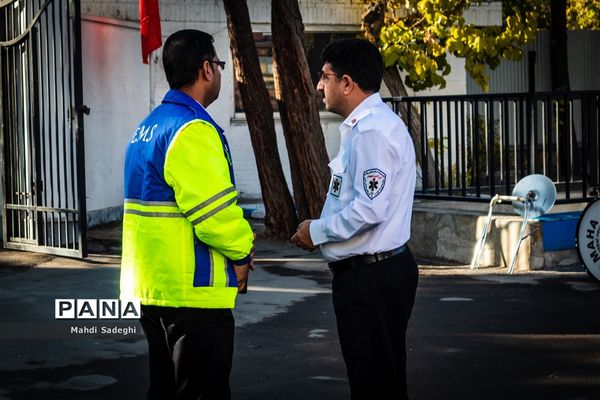 بیست و چهارمین مانور سراسری زلزله و ایمنی مدارس در اصفهان - 2