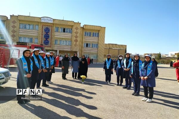 بیست و چهارمین مانور سراسری زلزله و ایمنی مدارس در شهرستان فسا