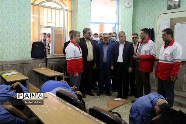 بیست و چهارمین مانور سراسری زلزله در اهواز