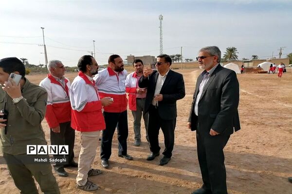 آیین نواختن زنگ مانور سراسری زلزله و ایمنی در شهرستان کارون