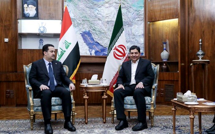 تاکید معاون اول رئیس‌جمهوری بر رفع موانع بانکی و مبادلات تجاری میان ایران و عراق