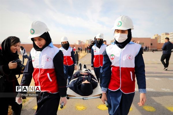 بیست و چهارمین مانور سراسری زلزله و ایمنی در تبریز