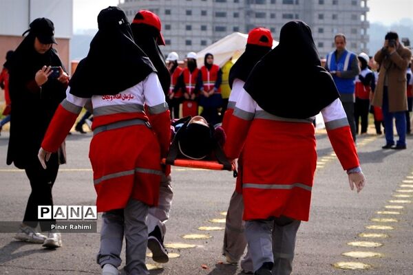 بیست و چهارمین مانور سراسری زلزله و ایمنی در تبریز