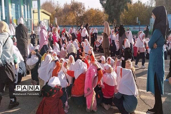 بیست و چهارمین مانور سراسری زلزله و ایمنی مدارس در منطقه ۱۵