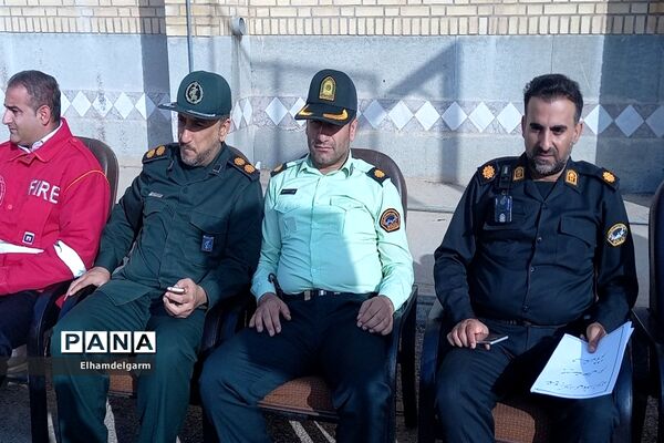 بیست و چهارمین مانور سراسری زلزله و ایمنی مدارس در شوشتر