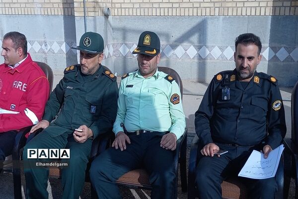 بیست و چهارمین مانور سراسری زلزله و ایمنی مدارس در شوشتر