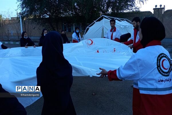 بیست و چهارمین مانور سراسری زلزله و ایمنی مدارس در شوشتر