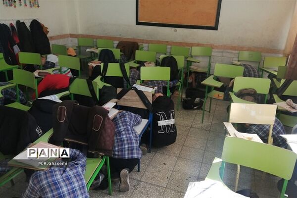 بیست و چهارمین مانور سراسری زلزله و ایمنی مدارس در ناحیه چهار آموزش و پرورش قم