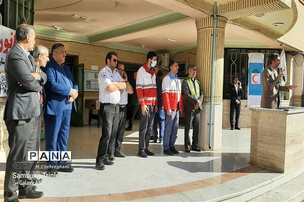 بیست و چهارمین مانور سراسری زلزله و ایمنی مدارس در ناحیه چهار آموزش و پرورش قم