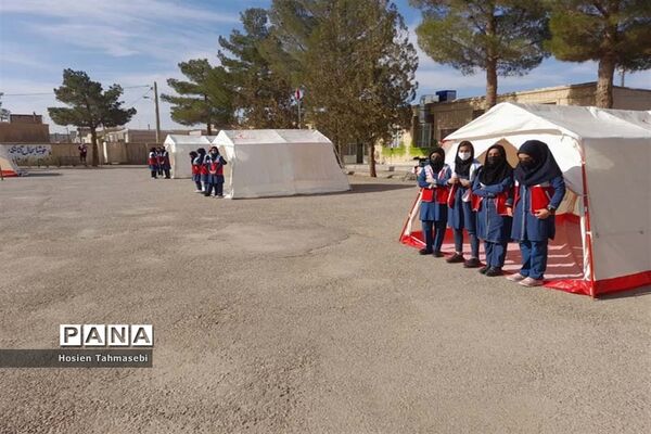 بیست و چهارمین مانور سراسری زلزله و ایمنی مدارس در آباده
