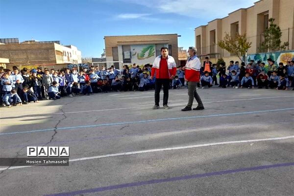 بیست و چهارمین مانور سراسری زلزله و ایمنی مدارس در آباده