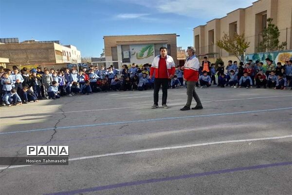 بیست و چهارمین مانور سراسری زلزله و ایمنی مدارس در آباده