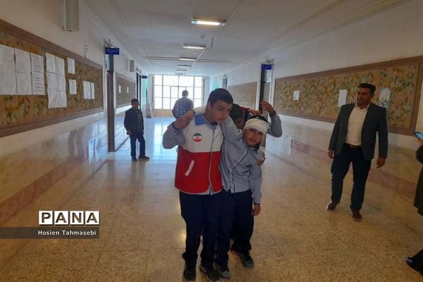 بیست و چهارمین مانور سراسری زلزله و ایمنی مدارس در آباده