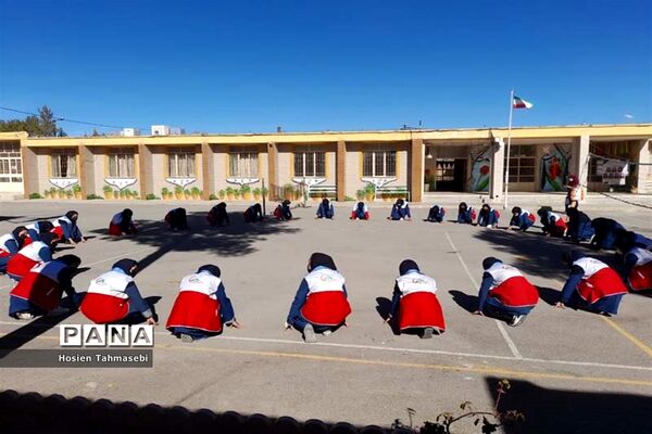بیست و چهارمین مانور سراسری زلزله و ایمنی مدارس در آباده
